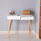 European Style Elegant Dressing Table With Drawer 22kg Solid Wood Products